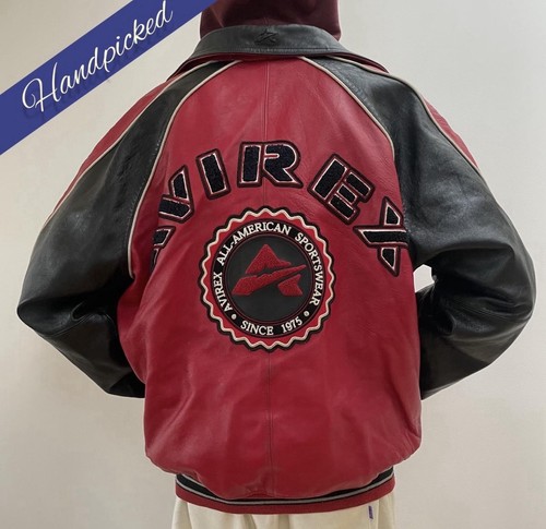 Avirex red and black - , panelled