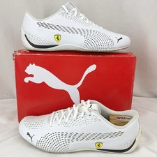 Puma FERRARI SF Drift Cat 5 Ultra II White-Black Puma Men’s Size 9.5
