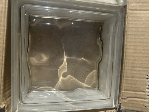 Wavy glass brick - wavy, brick/block