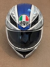 AGV K3 White & Blue Full Face