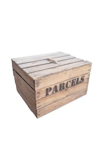 Rustic vintage parcel post - parcel,