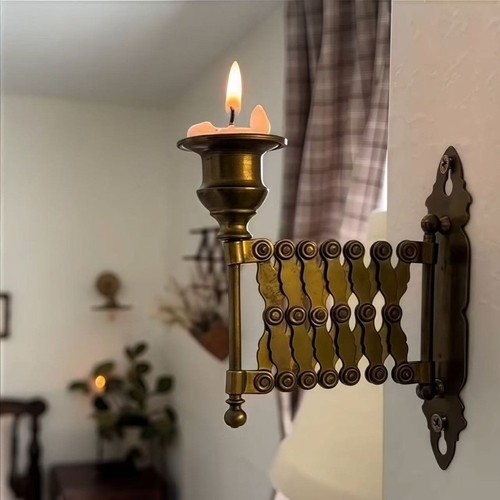 Vintage retractable candle - retractable,