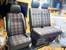 Premium VW T5 T6 Tartan Red