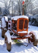 Nuffield Tractor Greeting,  Christmas   blank  Card