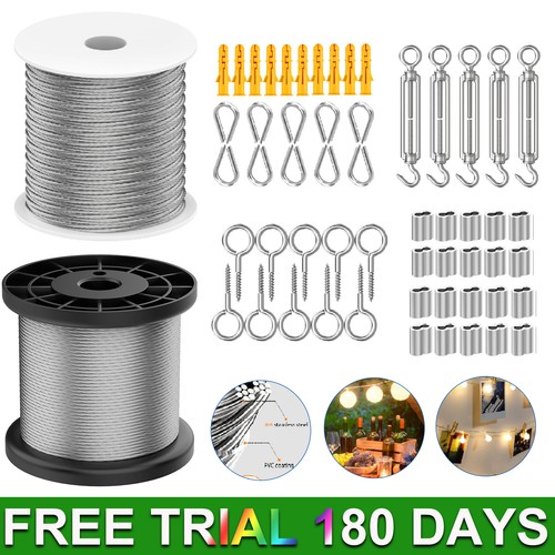 Garden wire rope kit - rope,