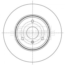 x2 Borg & Beck Front Brake