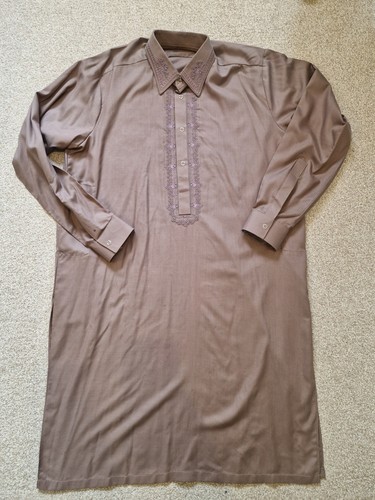 Mens brown shalwar kameez - mens,