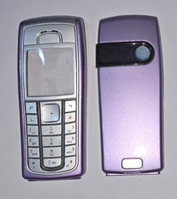 New Vodafone Nokia 6230 6230i Lilac Front Fascia Battery Cover Housing + Keypad