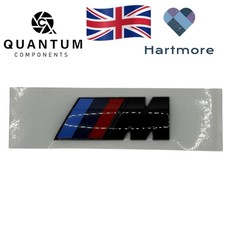 Black M Sport Boot Rear Emblem Sticker Fender Badge for BMW 7.3 x 2.7cm