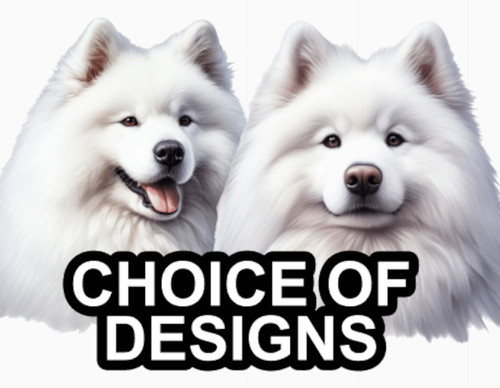 Samoyed self adhesive - adhesive, dog