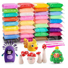 36 Colors Air Dry Clay with 3