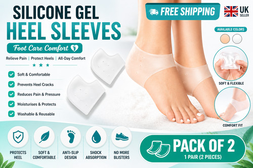 Silicone gel heel - gel, sleeves