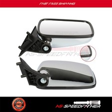Manual Fold For 1986-1993 MAZDA PICKUP B2200 UB45 Left&Right Side Mirrors Chrome