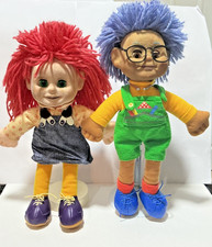 Vintage 1993 Tots TV Tilly And Tom Soft Rag Doll Productions by Golden Bear