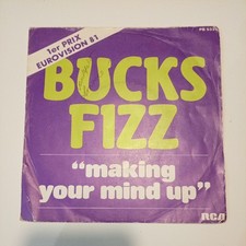 BUCKS FIZZ Making your mind up France issued  45 Eurovision 81 UK