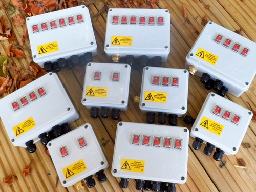 Illuminated rocker switch box - rocker,