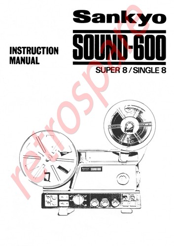 Sankyo sound 600 super 8mm - -,