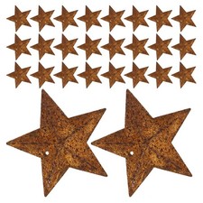 40 Pcs Small Rusty Stars for