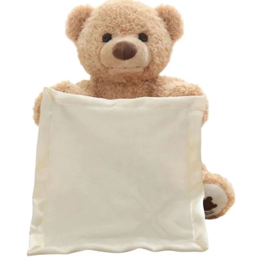 Peek boo teddy bear plush - boo,