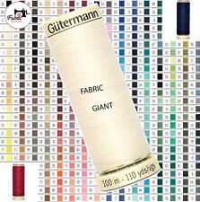 Gutermann Sew All Sewing Thread 100m 100% Polyester-UK Stockist Lots of Colours