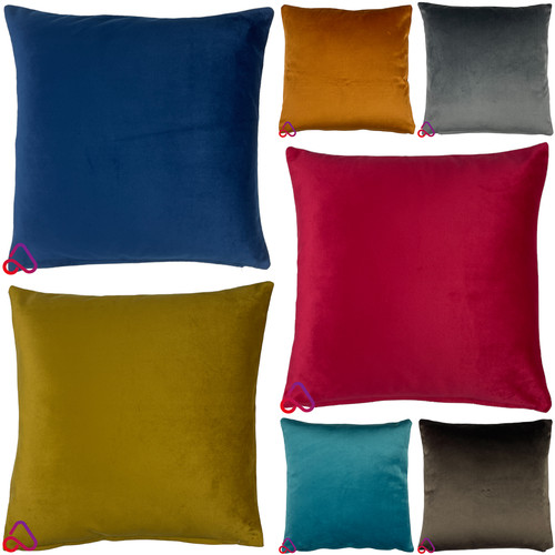 Plush velvet cushion cover - plush,