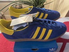 Adidas Stockholm Royal Blue Yellow Gum Uk 12 2021 Release BNIBWT