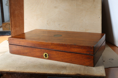 Antique pistol case - pistol, box