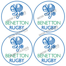 Benetton Rugby Stickers Laptop