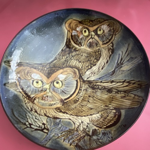 Chelsea owl collector plate - chelsea,