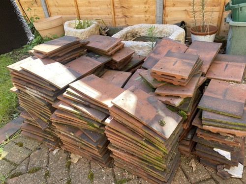Reclaimed roof tiles - reclaimed,