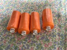 4 REELS HI VIS ORANGE 1000 yds