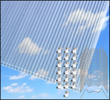 4mm Polycarbonate Greenhouse Replacement Panels / Sheets + Glazing Clips W / Z