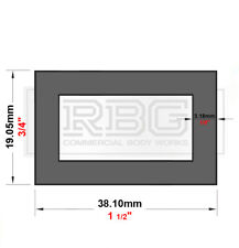 ALUMINIUM RECTANGULAR BOX SECTIONS All Inch Sizes 500mm-3000mm Free UK Delivery