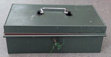 Vintage Lockable Metal Cash