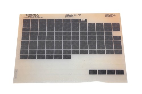 1986 shadow vt700c parts - 1986-87,