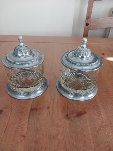Vintage diamond cut glass - vintage,