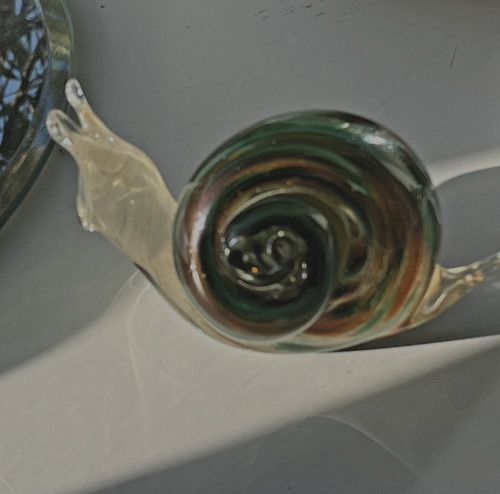 Langham glass snail - glass,