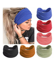 Wide Turban Headband Headpiece