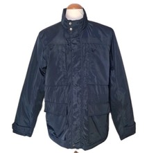 Guinness Mens Jacket, Coat, Size Large, Blue, Barely Worn, Full Zip, Pockets. 