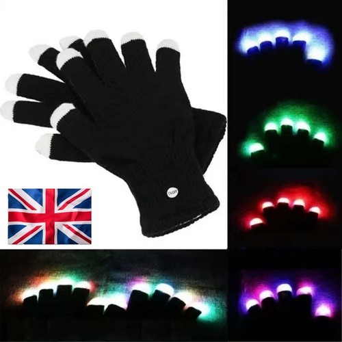 Led gloves light flashing - led,