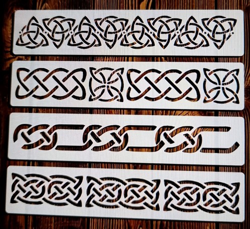 4pcs celtic knot border - knot,