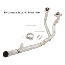 For Honda CMX1100 Rebel 1100 2021~2025 Headers Exhaust Front System Link Pipe