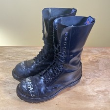 Gripfast England Steel Toe Black 10 boots nps 14-eye solovair grinders shellys