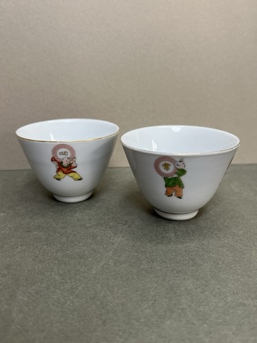 Vintage chinese tea cups - vintage,