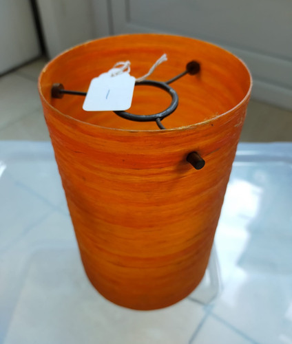 1970s spun fibreglass orange - spun,