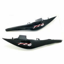 ABS Material Left Right Black Tail Fairing Cowl Shroud For YAMAHA FZ6 FZ-6 04-10