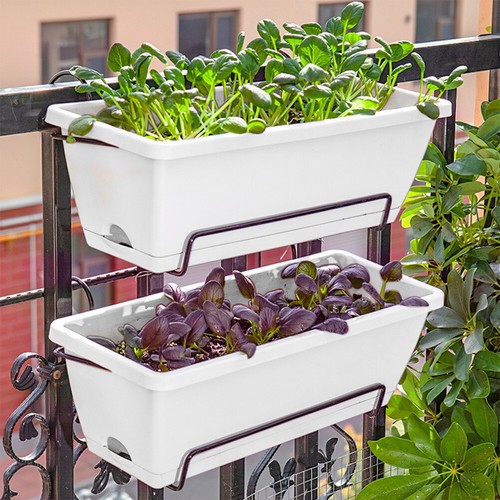 Rectangle trough plant pot - 5,