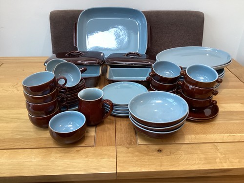 Vintage denby homestead brown - homestead,