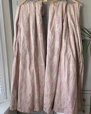 Pair of wide, vintage pink and