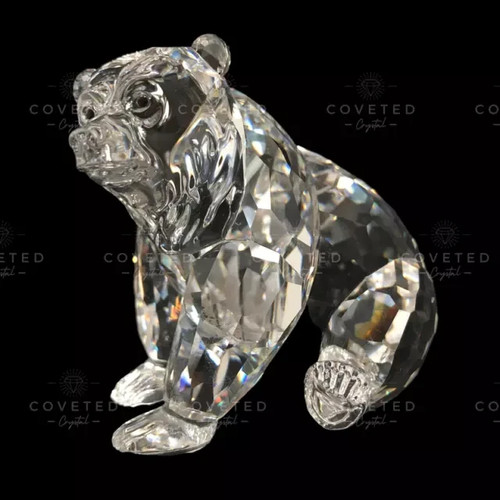 Swarovski crystal grizzly - crystal, "grizzly